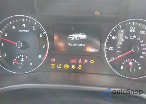 2020 Kia Forte Gt из США, поврежденный, VIN 3KPF44AC8LE147998